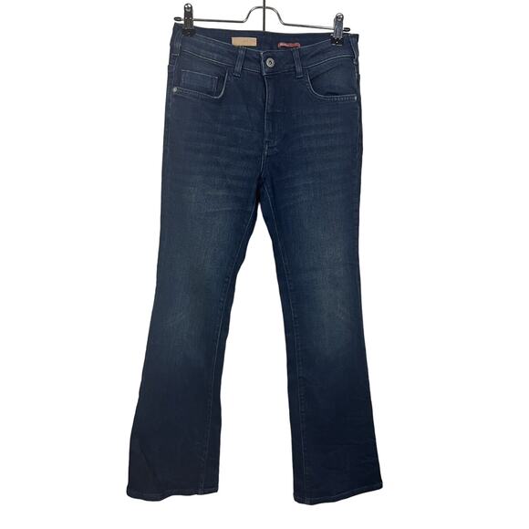 Anthropologie PILCRO The Demilune Women’s Sz 27 Blue Bootcut Denim Jeans - Picture 1 of 10